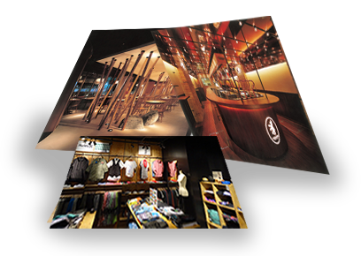 SHOP INTERIOR and EXTERIOR DESINNING + CONSTRUCTION